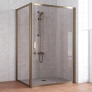 Душевой уголок Vegas Glass ZP+ZPV 140*90 05 05 профиль бронза, стекло бронза 