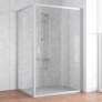 Душевой уголок Vegas Glass ZP+ZPV 140*90 07 01 профиль матовый хром, стекло прозрачное 