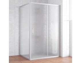 Душевой уголок Vegas Glass ZP+ZPV 140*90 07 02 профиль матовый хром, стекло шиншилла 
