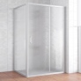Душевой уголок Vegas Glass ZP+ZPV 140*90 07 02 профиль матовый хром, стекло шиншилла 