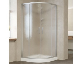 Душевой уголок Vegas Glass ZS 120 07 02 профиль матовый хром, стекло шиншилла 