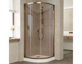 Душевой уголок Vegas Glass ZS 80 05 05 профиль бронза, стекло бронза 