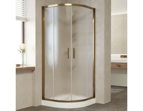 Душевой уголок Vegas Glass ZS 90 05 02 профиль бронза, стекло шиншилла 