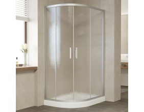 Душевой уголок Vegas Glass ZS-F 100*90 07 02 профиль матовый хром, стекло шиншилла 