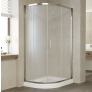 Душевой уголок Vegas Glass ZS-F 100*90 08 10 профиль глянцевый хром, стекло сатин 
