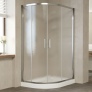 Душевой уголок Vegas Glass ZS-F 110*100 08 02 профиль глянцевый хром, стекло шиншилла 