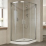 Душевой уголок Vegas Glass ZS-F 110*80 08 01 профиль глянцевый хром, стекло прозрачное 
