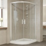 Душевой уголок Vegas Glass ZS-F 110*90 01 01 профиль белый, стекло прозрачное 