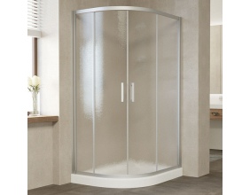 Душевой уголок Vegas Glass ZS-F 110*90 07 02 профиль матовый хром, стекло шиншилла 