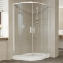 Душевой уголок Vegas Glass ZS-F 120*80 01 01 профиль белый, стекло прозрачное 