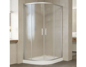 Душевой уголок Vegas Glass ZS-F 120*80 07 02 профиль матовый хром, стекло шиншилла 