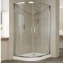 Душевой уголок Vegas Glass ZS-F 120*90 08 01 профиль глянцевый хром, стекло прозрачное 