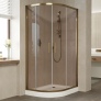 Душевой уголок Vegas Glass ZS-F 90*80 05 05 профиль бронза, стекло бронза 