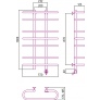 Полотенцесушитель электрический Сунержа Фурор 100x60 R