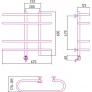 Полотенцесушитель электрический Сунержа Фурор 60x70 L 