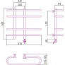 Полотенцесушитель электрический Сунержа Фурор 60x70 R 