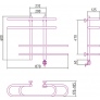 Полотенцесушитель электрический Сунержа Фурор 60x90 R 