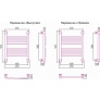 Полотенцесушитель водяной Сунержа Богема+ 50x40 