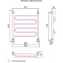 Полотенцесушитель водяной Сунержа Элегия 60x50 
