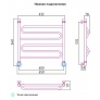 Полотенцесушитель водяной Сунержа Элегия+ 60x60