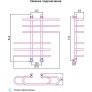 Полотенцесушитель водяной Сунержа Фурор 80x90 