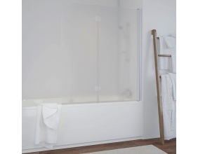 Шторка на ванну Vegas Glass E2V 120 01 10 R профиль белый, стекло сатин 